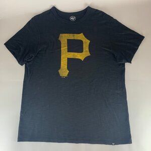 Pittsburgh Pirates MLB Black 47 Brand Short Sleeve Crewneck Shirt Mens Large